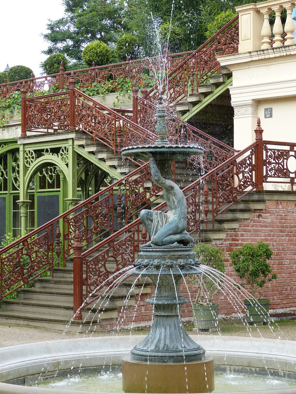 Balustrady, Ogród